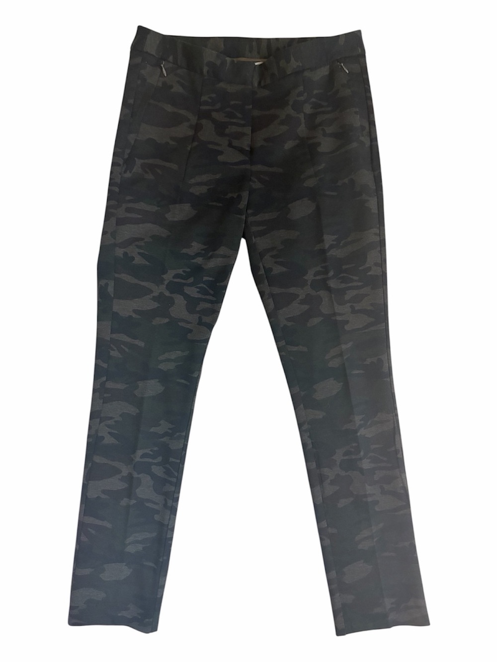 Soft Surroundings Willow Camouflage Pant- Black/Gray/Green PETITE 4